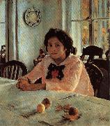Valentin Aleksandrovich Serov Girl With Peaches oil painting picture wholesale